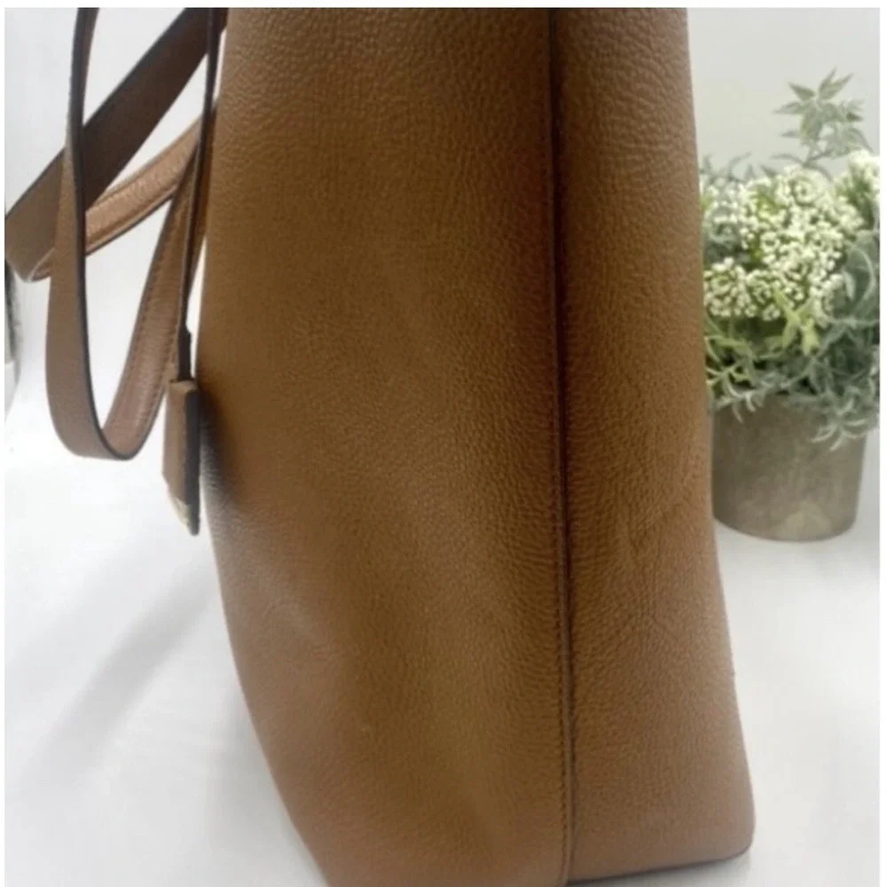 Michael Kors Karson Large Carryall Tote Saddle Luggage Leather (35T&GKRT3L)